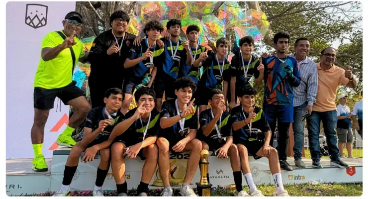 El Colegio Cristóbal Colón Veracruz se corona campeón del TID 2026 en futbol secundaria