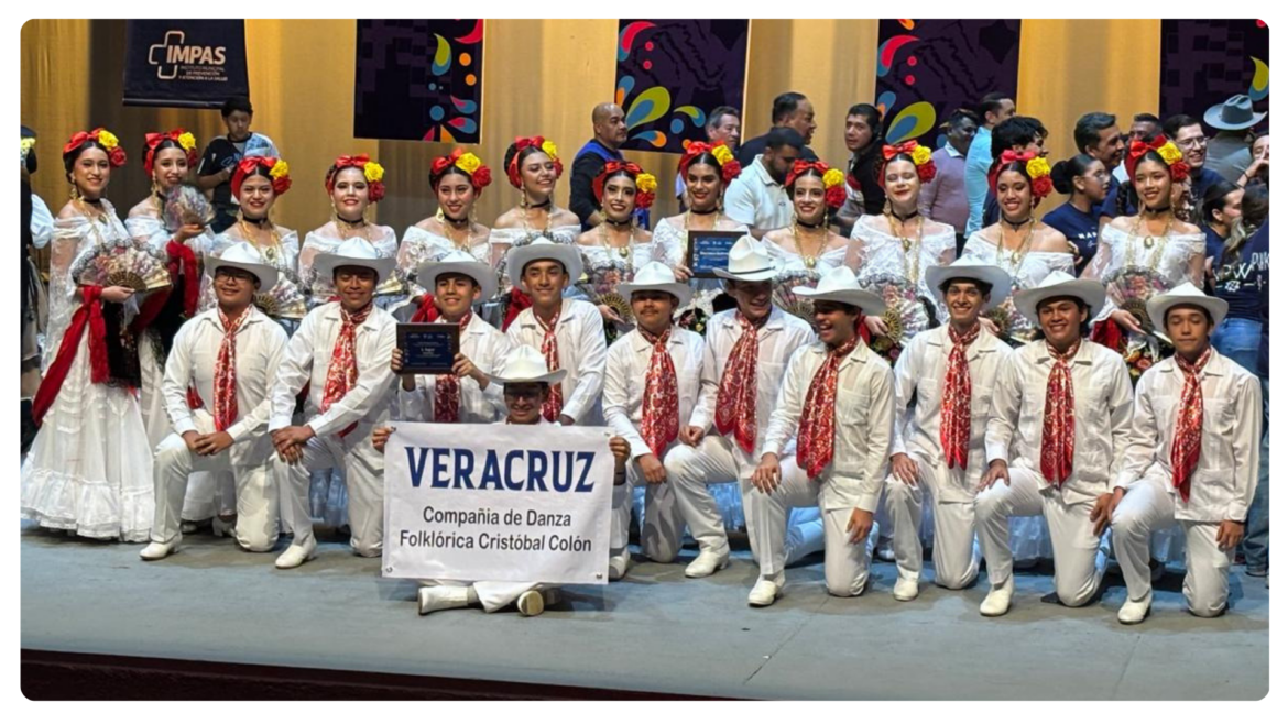 El Colegio Cristóbal Colón Veracruz obtiene primer lugar nacional en danza folklórica