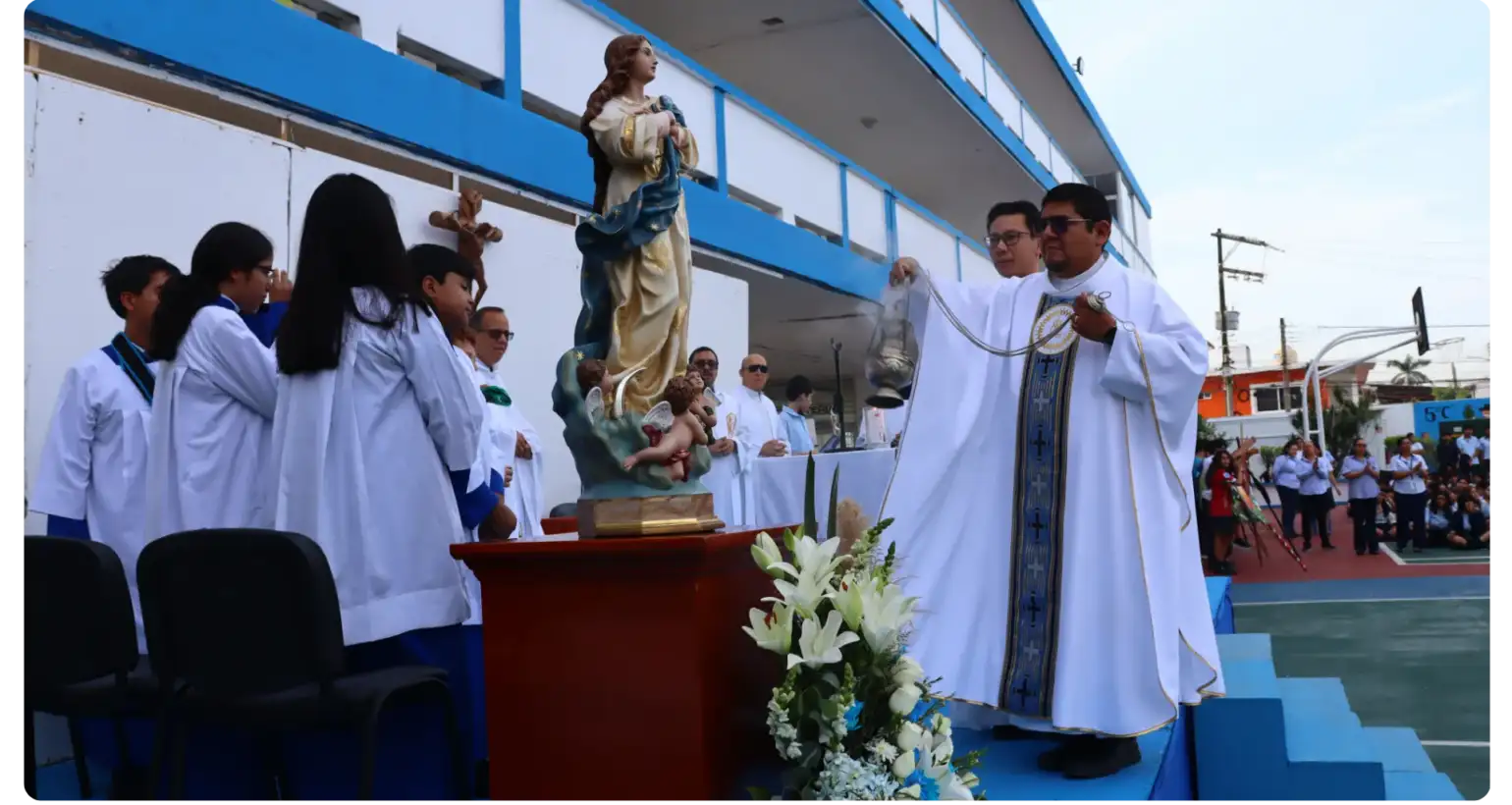 Colegio Cristóbal Colón celebra la Misa de Inicio de Ciclo Escolar 2026-2027, y la Natividad de la Virgen María.